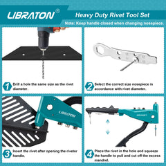 LIBRATON handle close-up with TPR grip for reduced hand fatigue