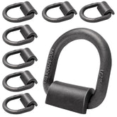 lifgarfe front view of eight D-ring anchors showing durable forged design and quick inspection benefit