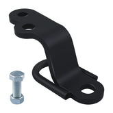 lifgarfe front view of three-way hitch showing solid construction and easy fit