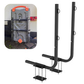 Lifronkit front view mounted on RV bumper showing secure attachment and stability