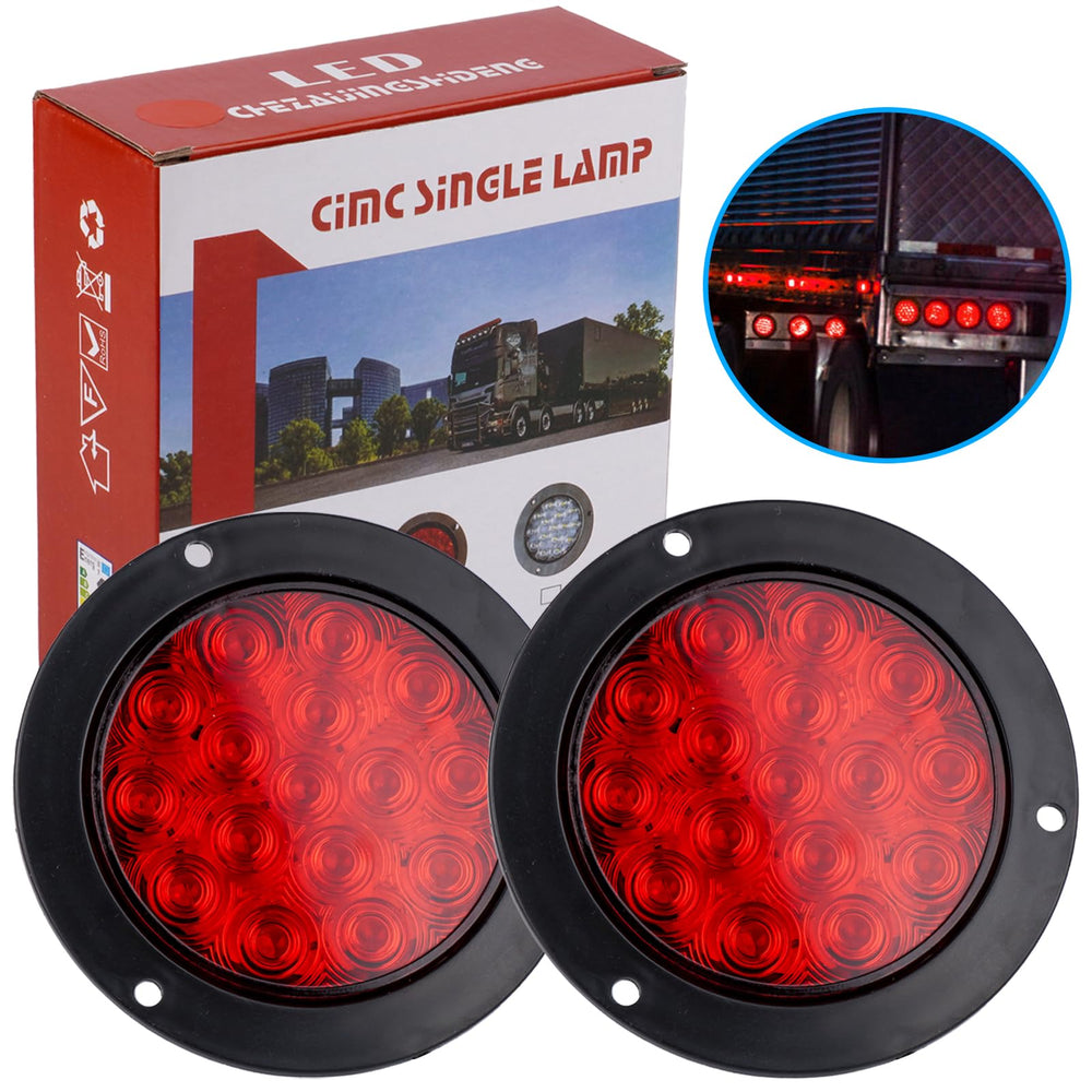 LIGBT front face showing 4-inch red LED ring and bright visibility
