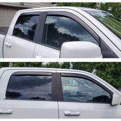 Lightronic installed front door view on Ram showing ventilation benefit