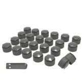 LILJUECE front packaging showing kit contents and grey finish benefit organized kit