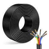 LIMICAR 25ft 7-way roll front view showing full spool and labeling, clear identification benefit