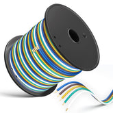 LIMICAR front view of 100ft spool showing complete harness and quick identification benefit