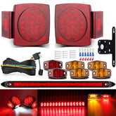 LIMICAR front square tail light showing bright LEDs and rugged seal for reliable visibility