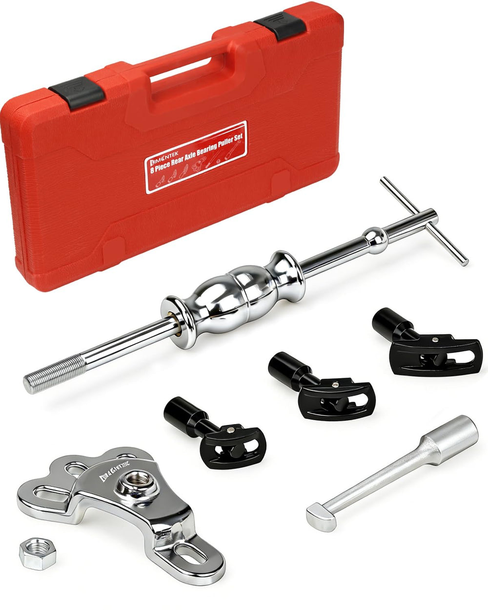limontek slide hammer front view showing tool and handle, durable pull power