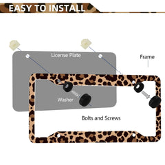 LIN KANG included nuts and anti-theft screws for secure, long-lasting mounting