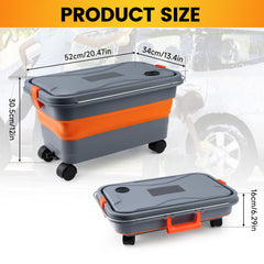 linforking collapsed flat profile for compact storage and travel