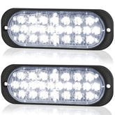 LINKITOM front view showing bright white LEDs and clear lens for improved rear visibility