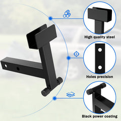 Linone inserted into a 2" receiver demonstrating simple attachment