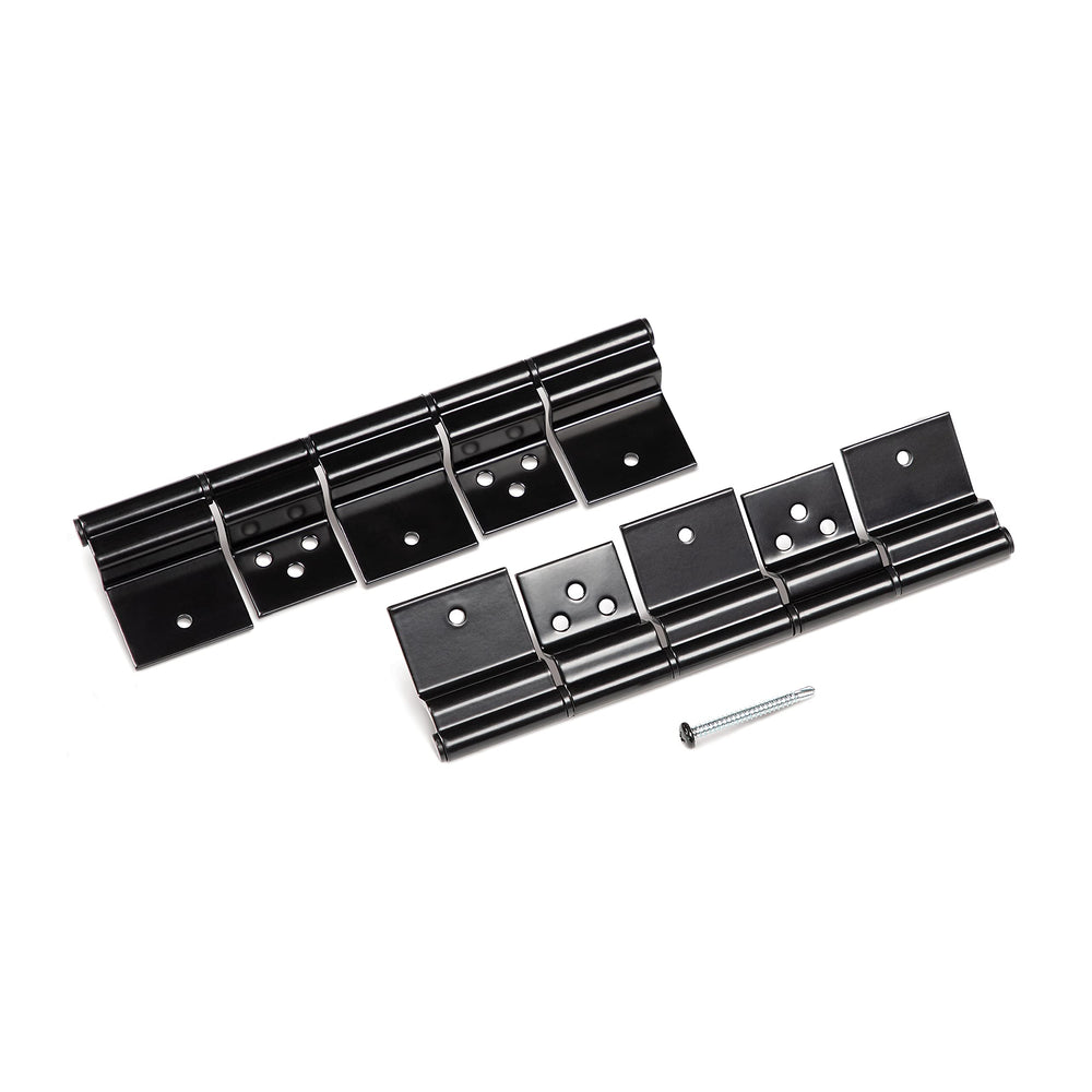 Lippert Components hinge front assembly showing secure fit and smoother door control