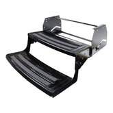 Lippert Radius front view showing wide 24-inch treads and stable entry benefit