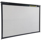 Lippert Screen Defender front view showing full black guard and neat fit for protection