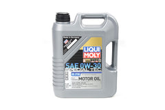 Liqui Moly front packaging of Special Tec B FE 0W‑30 5L showing label and size benefit
