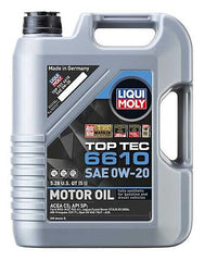 Liqui Moly front label showing product name and 5L size, authentic German quality