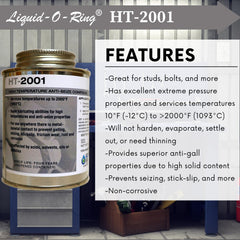 Liquid-O-Ring HT-2001 paste close-up texture illustrating tacky consistency for secure adhesion