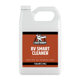 Liquid Rubber front label showing product benefits for clean roofs