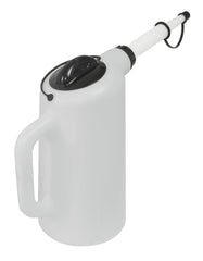 Lisle 19702 front view showing lid and handle for easy transport and spill prevention