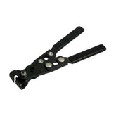 Lisle 30800 front view showing plier jaws and torque-wrench interface for reliable crimping