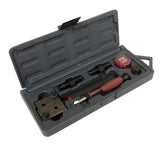 Lisle 33260 front view showing compact low-profile tool and components for tight spaces