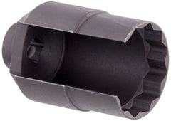 Lisle 68210 front view showing socket profile and 3/8 inch drive protecting connectors