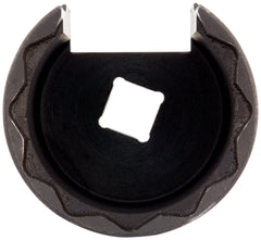 Lisle 68210 engaged on injector pressure regulator in engine bay for safe removal