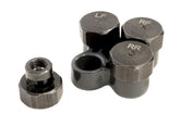 Lisle tire deflator front view showing cap design for quick air release