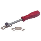 Lisle 47000 front view showing handle and swivel tip for improved reach