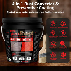 LISRUX treated metal before and after comparison showing restored smooth surface