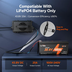 LiTime waterproof aluminum shell close-up, durable protection for outdoor use
