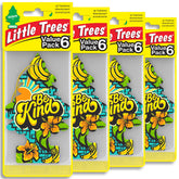 LITTLE TREES front pack showing Be Kind tropical packaging and clear count