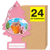 LITTLE TREES front packaging showing Cherry Blossom scent and 24-count value