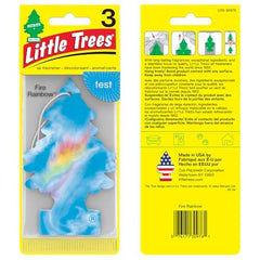 LITTLE TREES close-up of single Fire Rainbow tree highlighting color and aroma