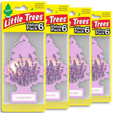 LITTLE TREES front pack view showing lavender scent and quantity benefit