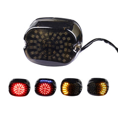 LIUJJYH front view smoked LED tail light showing clean rear styling and visibility