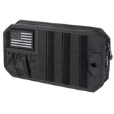 LIVANS front view showing organized pockets and compact profile for tidy cabin storage