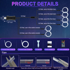 LivTee clear tubing detail illustrating even, soft light guide performance