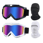 LJDJ front view showing goggles and balaclava for full face protection