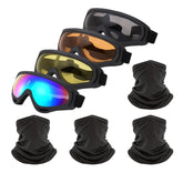 LJDJ front view goggles showing frame and strap for reliable fit