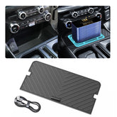 LLXGAB front view installed on F150 console showing clean fit and improved look