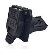 LLYZFED front view of 7-way connector showing durable housing benefit