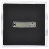 LLYZFED hour meter front panel showing clear LCD and simple layout for easy readings