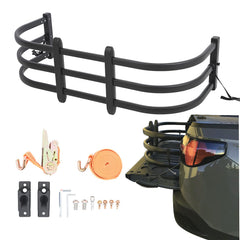 LMRSTOO front view installed on truck increases cargo length and load security