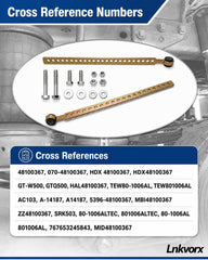 Lnkvorx linkage installed on trailer suspension demonstrating restored height control benefit