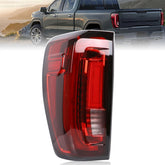 Lochnchn left tail light front assembly showing clean OEM-style fit and bright LEDs