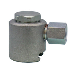 LockNLube coupler front view showing 7/8" button head fit benefits fast connection