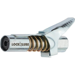 LockNLube detailed view of threaded base highlighting robust NPT compatibility