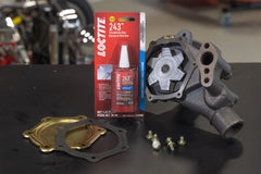 Loctite 243 fluid close-up texture showing smooth adhesive flow