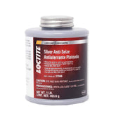 Loctite silver-grade brushtop container front view showing label and 1 lb size benefit